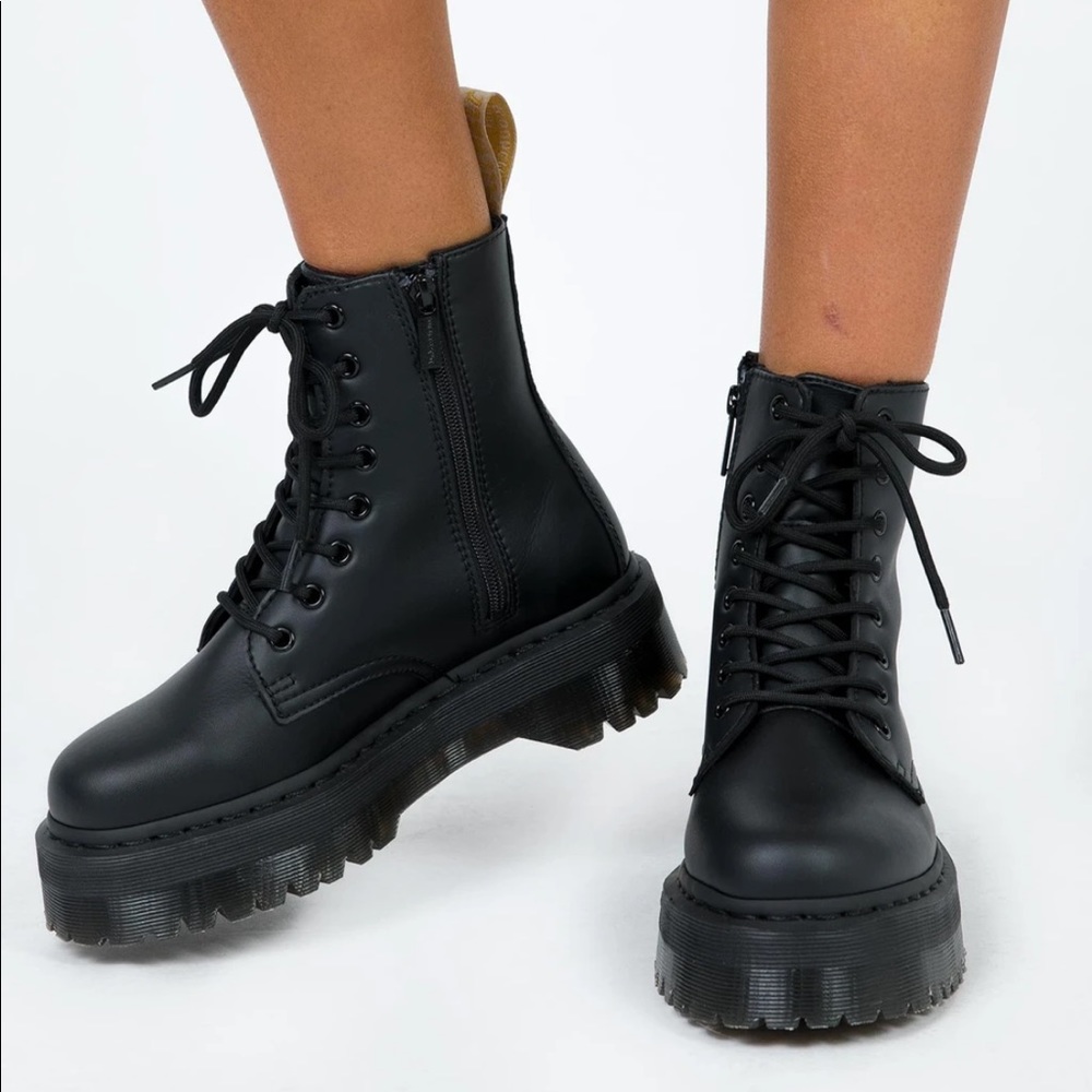 Doc Martens Black Vegan Jadon II Mono Boots